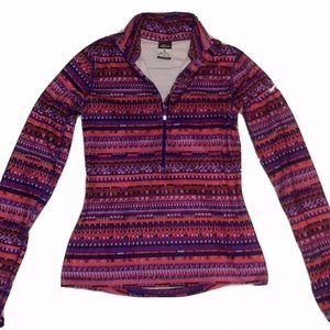 Women's Nike Pro Dri Fit Half Zip Pullover Medium